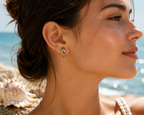 Solar Slipper Earrings