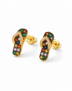 Solar Slipper Earrings