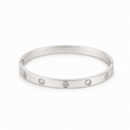 Bohemian cross bangle bracelet