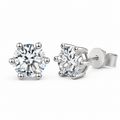 Éclat solitaire earrings