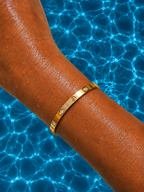 Bohemian Cross Bangle Bracelet