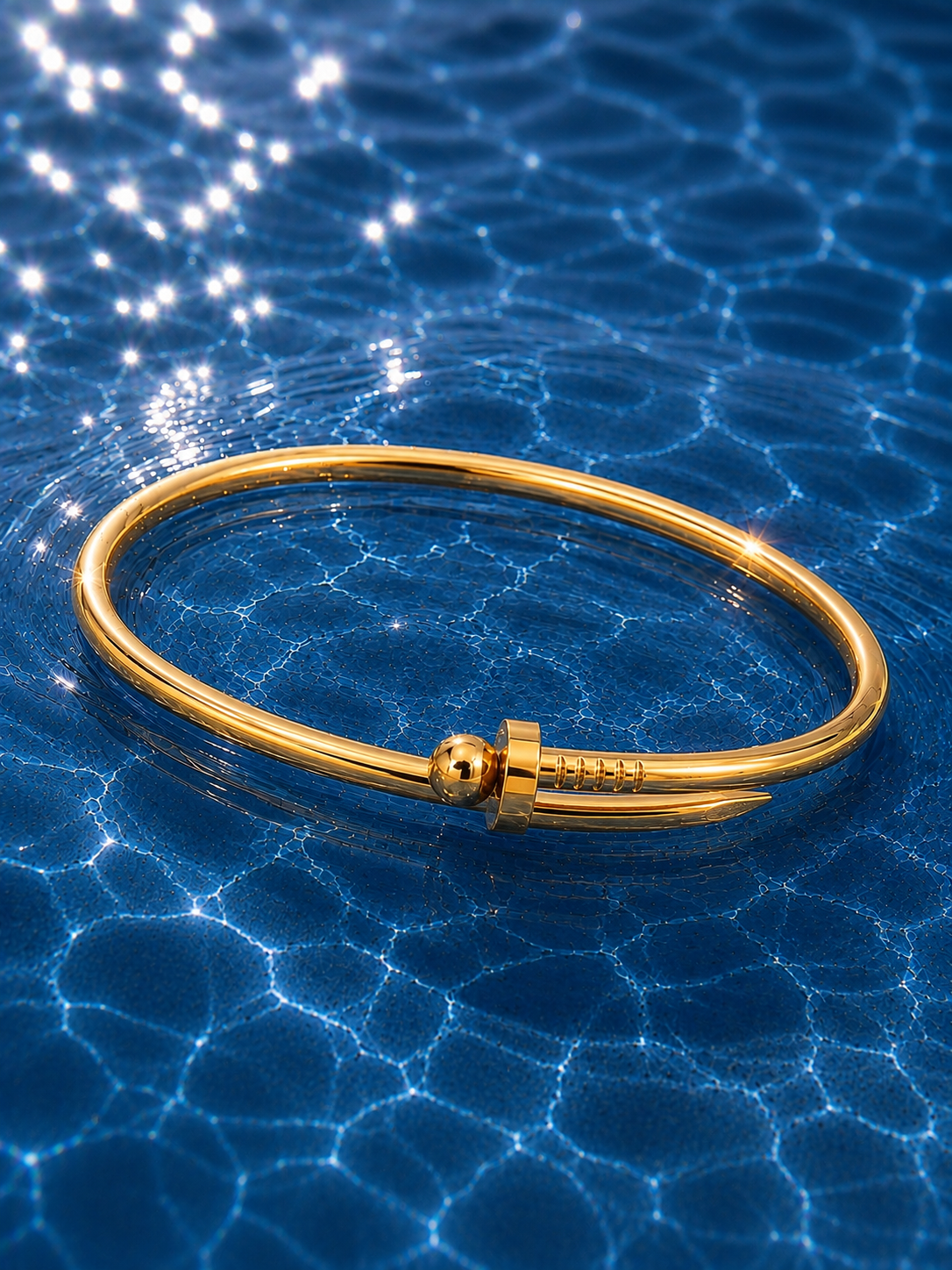Nail style bracelet