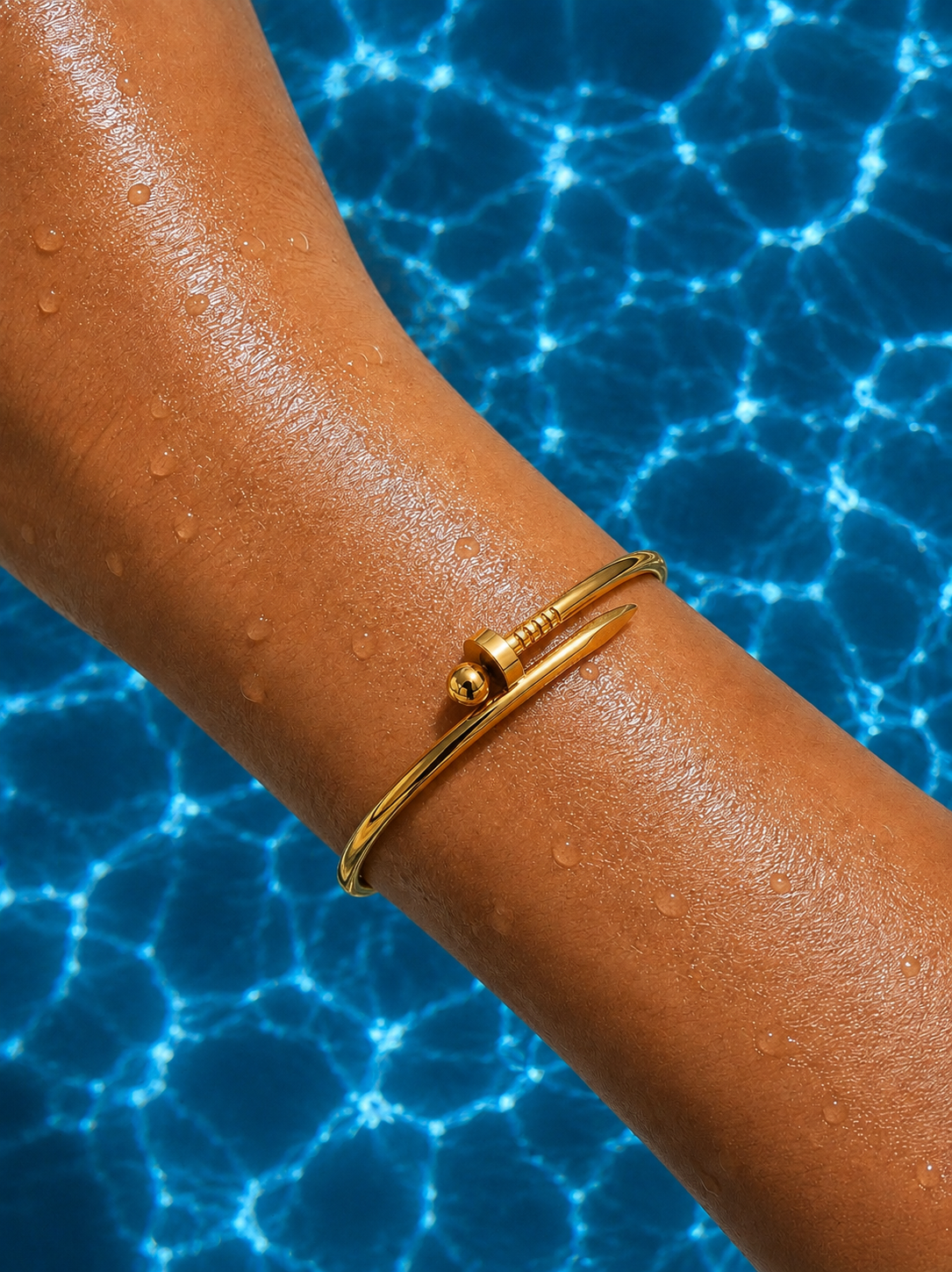 Nail style bracelet